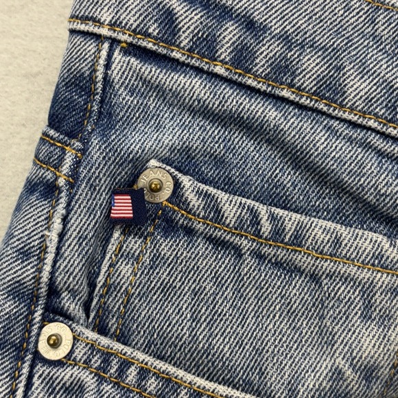 Polo Ralph Lauren Jeans Mens 38x32 Blue Straight Leg Classic Fit Y2K Denim - Picture 7 of 13